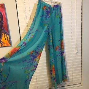 Floral bell bottoms